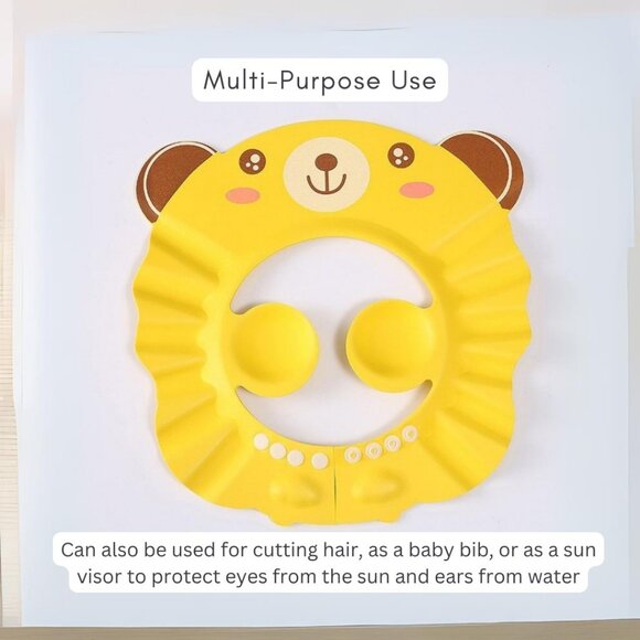 Shower Cap for Kids with Ear Protection & Baby Learning Drinking Cup Pack1 Combo - Picture 4 of 9